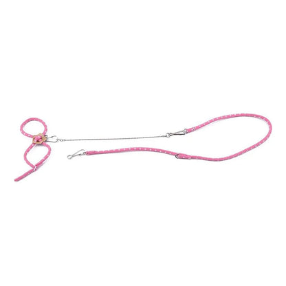 Adjustable Hamster Harness with Anti Lost Bite Resistance Leash for Gerbil Rat Mouse Ferret Walking Leads Small Animals Products