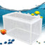 Fish Breeder Box with Suction, Aquarium Hatcher, Mesh Box, Juvenile Fish Separation Net, Tank Incubator Box, Fry Hatchery, DIY