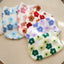 Dog Winter Coat Sherpa Warm Fleece Vest Sweater Flower Patterm Pet Clothes Cold Weather Jacket for Small Medium Dogs Puppy