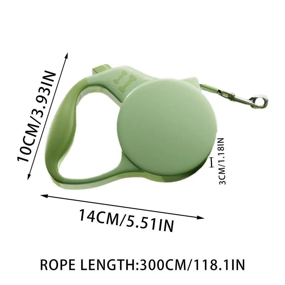 Heavy Duty Dog Rope Telescopic Tractor Automatic Rope Dog Walking Retractable Security Strap Long Lead Pet Rope With Non-Slip