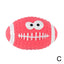New High-end Latex Soft Pet Ball Squeaky Toy For Small Large Dog Volleyball Tooth Cleaning Training Toys Interactive Chew A8Y2