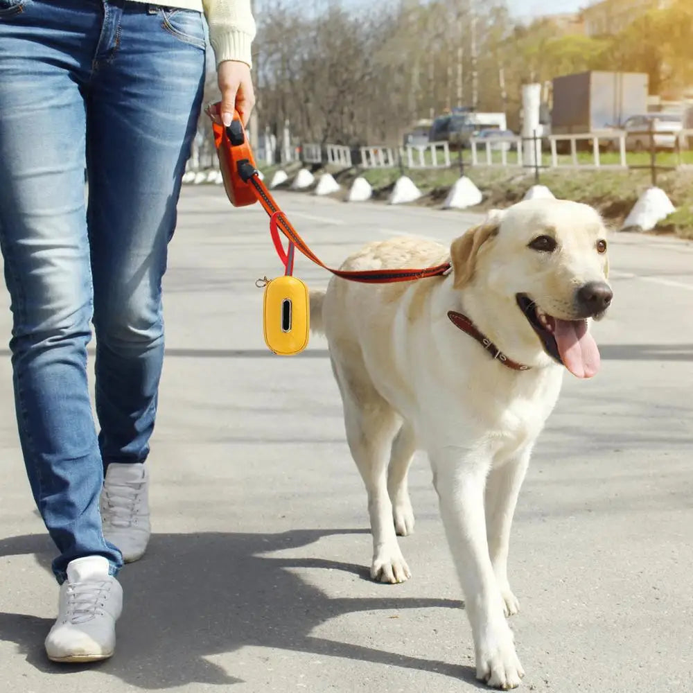 Dog Poop Bag Dispenser Portable Thicker Poop Bag Holder Durable Poop Bag Dispenser Carrying Strap Included for Walking Running