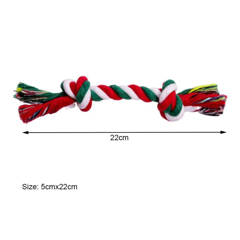 Pet Toy Chew Teething Cotton Rope Knot Ball Toys For Dog Tooth Clean Ball Bite-Resistant  Dog Chew Puppy Training InteractiveToy