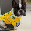 Warm Pet Clothing for Winter Soft Coral Fleece Dog Hoodies Cute Printed Puppy Small Dog Sweater French Bulldog Coat Cats Clothes
