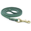 Hand-made Real Leather Pet Puppy Dog Leash for Small Dogs and Cats Lightweight Slender Genuine Leather Dog Leash Brown Red Green