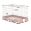 Double Drawer Rabbit Cage Pets Animal Cages Hamster Cages With Wheels