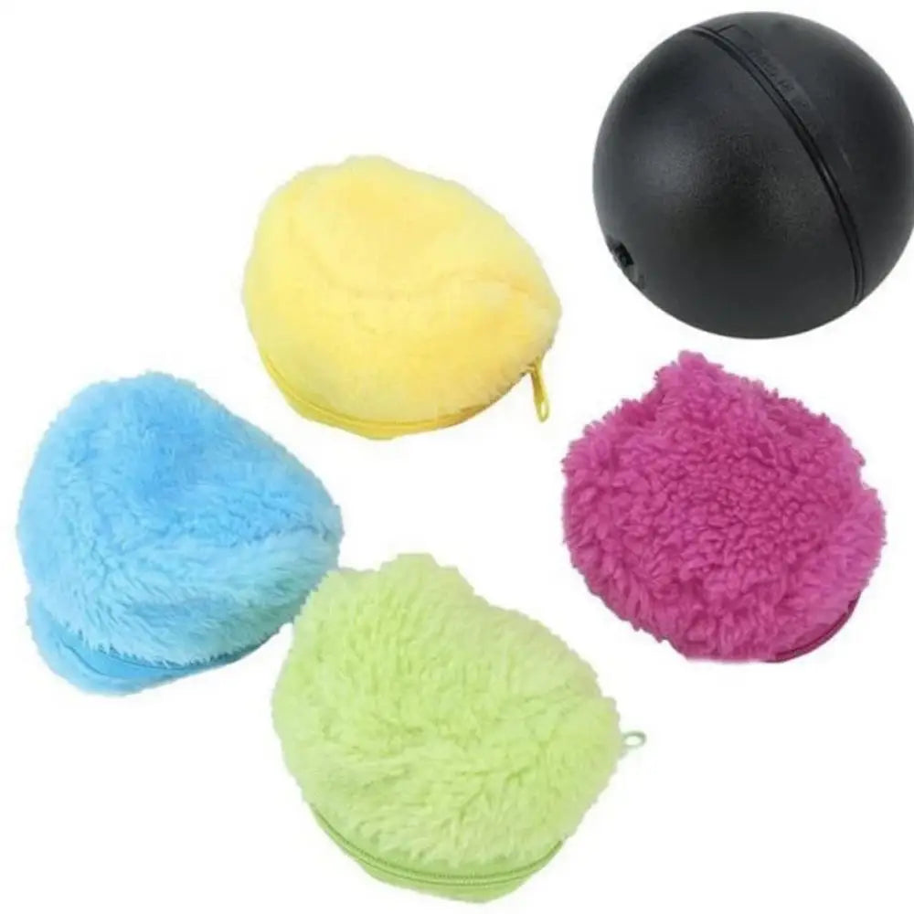 Dog Chewing Toy Rolling Ball Plush Sniffing Toy, Pet Supplies, Interactive Cat Toy, Movable Puppy Chew Squeaky Toy for Dogs