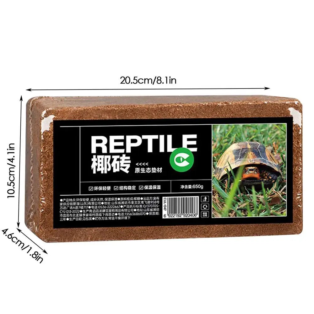 Coconut Substrate For Reptile Coconut Coir Bricks Cocofiber Substrate Reptile Bedding Natural Husk Bedding Moisturizing