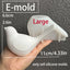 3D Bird Animal Mold Cute Butterfly Plaster Hanging Decoration Resin Silicone Clay Mold DIY Lovebird Garden Decoration