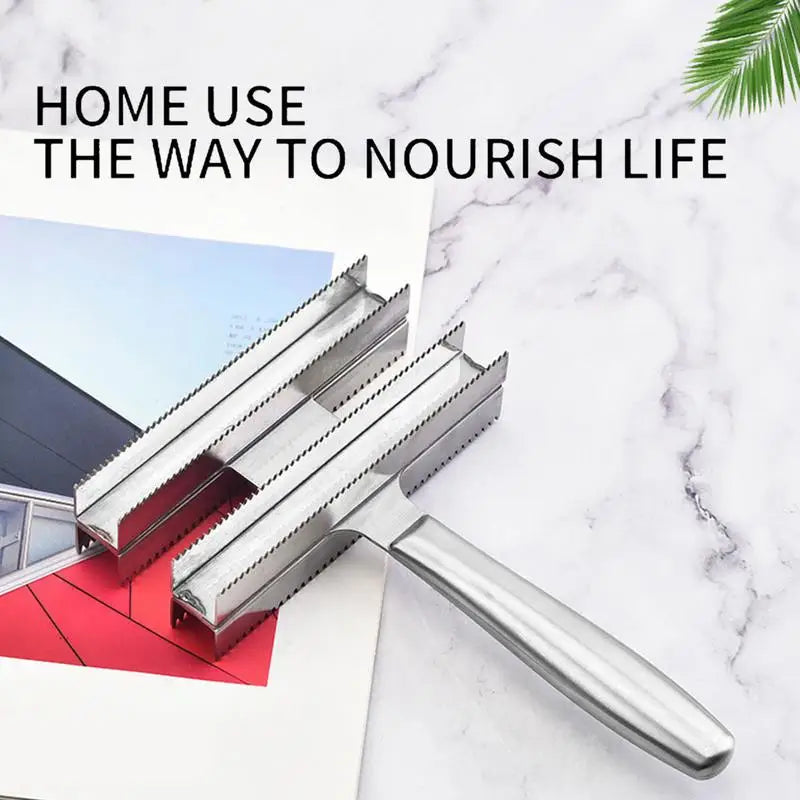 Horse Comb Double Sided Reversible Stainless Steel Curry Comb Brushes pet Dressing Comb For Grooming Easy To Hold Horse Combs