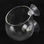 UXCELL Aquarium Glass Fish Tank Planter with Suction Cups Aquarium Plants Cup Aquatic Plant Pots Fish Tank Accessories