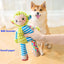 Pet Plush Toy Cat Dog Puzzle Toy Cute Animals Bite Resistant Interactive Squeaky Pet Dog Teeth Cleaning Chew Toy Pet Supplies