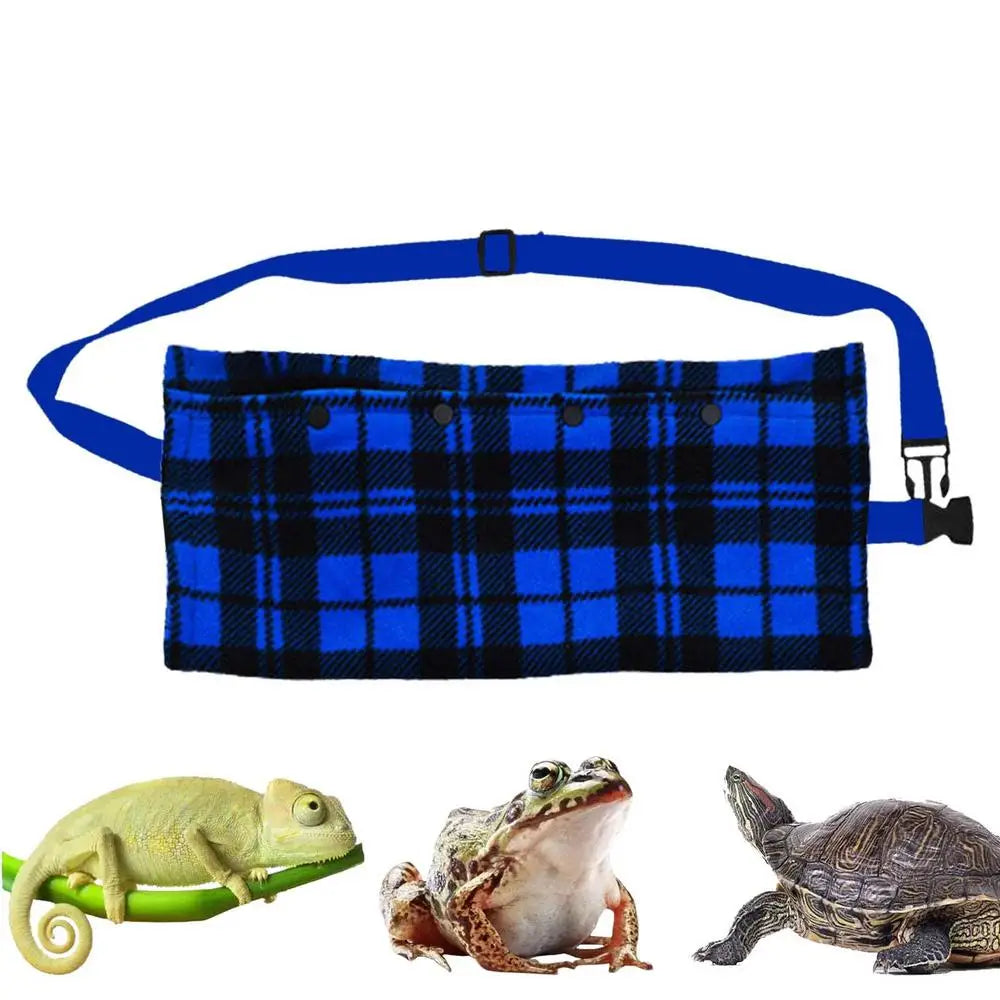 Bearded Dragon Carrier Small Animal Sling Carrier With Adjustable Strap Portable Crawl Pet Carrying Travel Bag Lizard Carrier