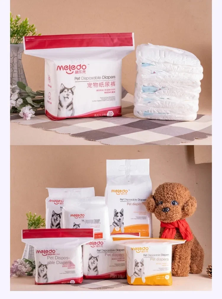Pet Diapers, Puppies' Menstrual Diapers, Male Dogs, Female Dogs, Physiological Pants