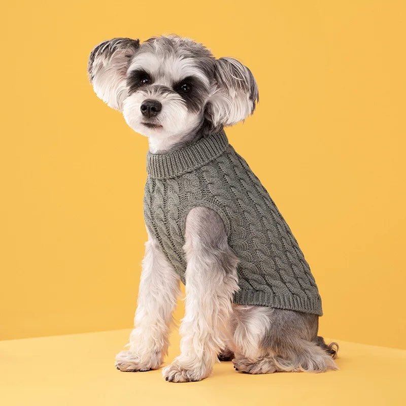 Warm Dog Clothes Knitted Clothes for Dogs Chihuahua Sweater for Small Dogs Winter Clothes for Sphinx Cat Dog Sweater for York