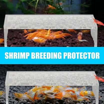 Shrimp Breeding Protector Acrylic Shrimp Breeding Cave Shrimp Tunnel Transparent Cave Shrimp Tank Decor Aquarium Tunnels