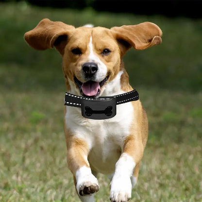 Waterproof IPX4 Auto Anti Barking Collar Vibration Electric Shock Sound Vests Anti Humane Bark Collar Rechargeable ShockSafe Toy