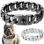 Strong 32mm Wide Gold Dog Chain Collars  Heavy Stainless Steel Dogs Choker Pitbull Gold Dog Necklace For Large Huge Dogs