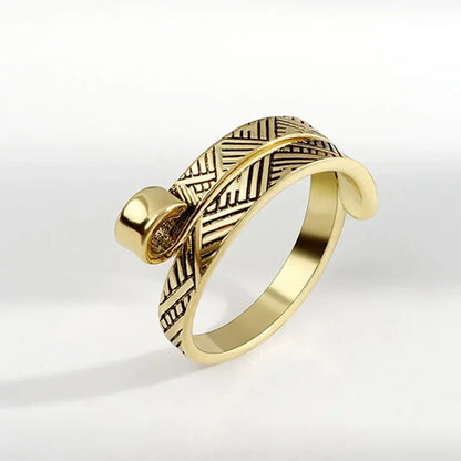 Adjustable Crochet Tension Cute Cat Ring, Beginner Knitting Crochet Hook Ring, Yarn Guide Finger Holders Thimbles Winder Tools