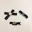 Elegant Black Chihuahua Dog Accessories Pearl Floral Party Hairpins for Kittens Long Hair Wear Bow Tie Necklace Pet Products