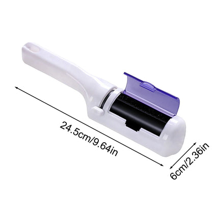 1PC Electrostatic Dry Cleaner Suction Brush Pet Hair Brush White Electrostatic Brush Wool Coat Cleaner Bristles