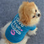 Lovely Puppy Dog Cat Vest Tshirt Spring Summer Pet Clothes for Small Dogs Pomeranian Bichon Shirts mascotas Clothing Apparels