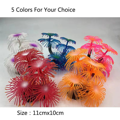 Artificial Underwater Coral  Aquarium Fish Tank Simulation Decoration Aquarium Backgrounds Plants Water Grass Accessories Home