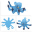 UXCELL Stylish Fish Tank Resin Decor Aquarium Ornament Funny Octopus Landscaping Statue for Aquarium Fish Tank Decorations