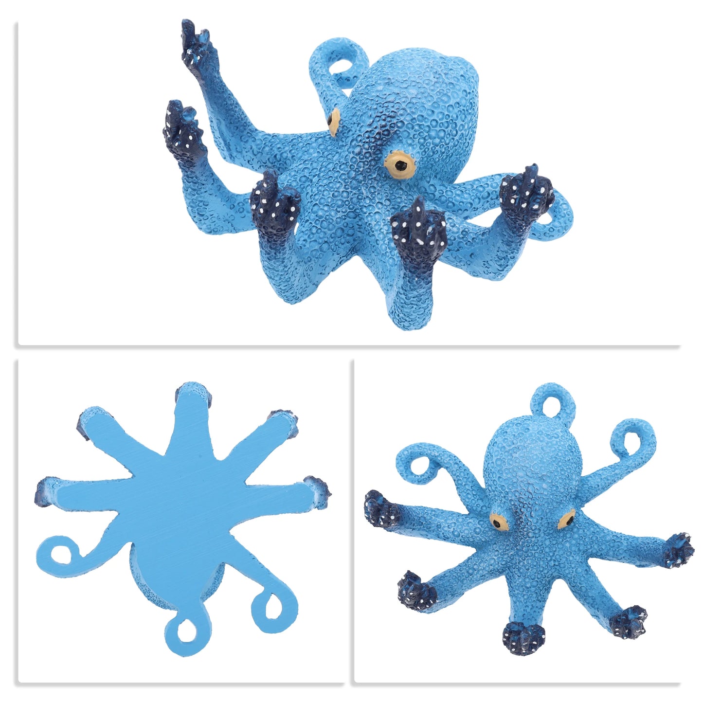 UXCELL Stylish Fish Tank Resin Decor Aquarium Ornament Funny Octopus Landscaping Statue for Aquarium Fish Tank Decorations