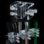Transparent Acrylic Aquarium Bracket Holder for Scissor Tweezers Shovel Kit Water Tubes Fixed Clip Aquarium Maintenance Tools