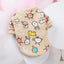 Pet Dog Costume Cute Printed Pet Coat Cotton Soft Pullover Dog Shirt Jacket Sweatshirt Hoodie Cat Clothes Suit Sweater Outfit