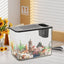 Fish Tank Aquarium Transparent Turtle Tank Aquarium Fish Bowls Small Aquariums Decorative Compact Tank For Turtle Breeding Small