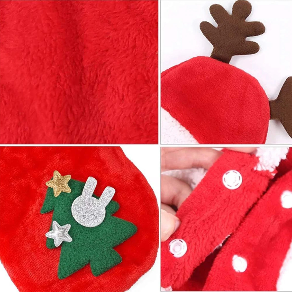 Christmas Pet Clothes Dog Cat Hoodies Autumn Winter Warm Coat for Small Medium Dogs Jacket Sweater Puppy French Bulldog Clothing