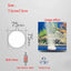 1Pcs 75/10mm Fish Tank Aquarium Air Stone Oxygen Aerator Increasing Air Bubble Pond Pump Hydroponic Oxygen Accessories Great
