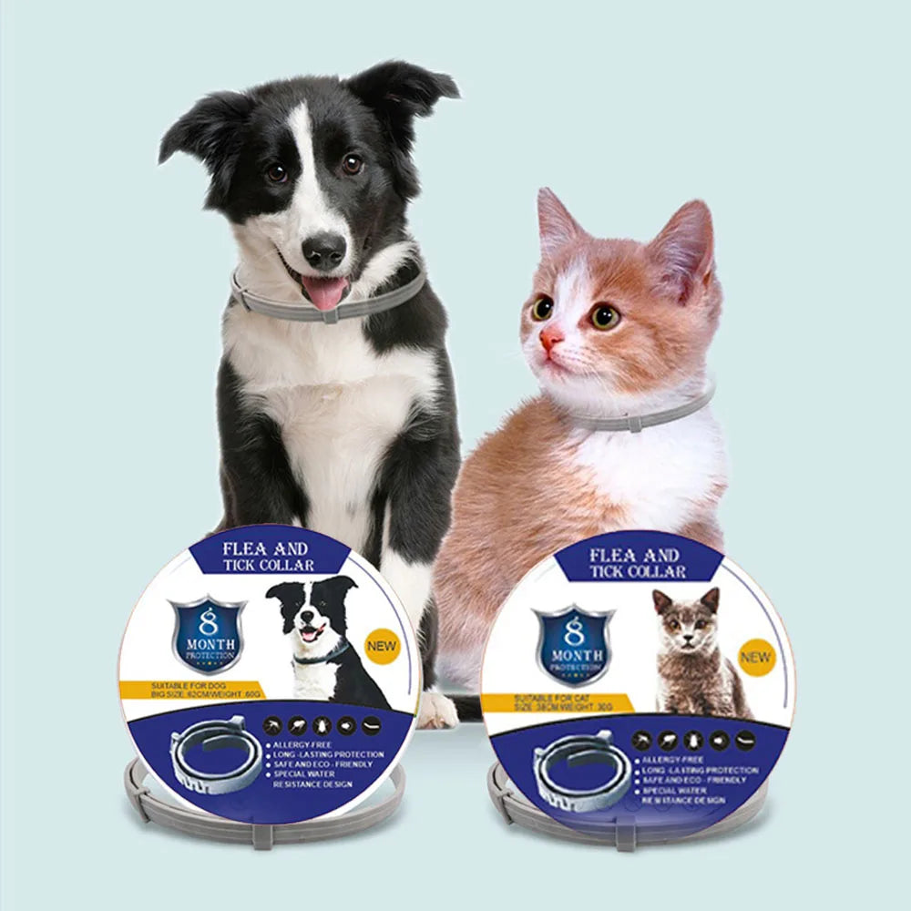 Repellent Collar Dog Flea Prevention Cat Anti Ticks Parasite Collar for Small Large Dogs Anti Flea and Ticks Collar Pet Supplies