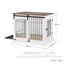 Unipaws sliding door cage high-end furniture wind pet cage medium and large dog house