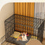 Dog Cage Small Dog Indoor Folding with Toilet Teddy Bigbear Medium Dog Corgi Border Pet Kennel