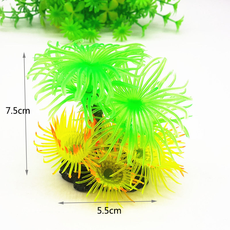 Artificial Underwater Coral  Aquarium Fish Tank Simulation Decoration Aquarium Backgrounds Plants Water Grass Accessories Home