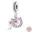 Fit Pandora 925 Original Bracelet 925 Silver Plate Flower Bird Series Charms Beads For Women Fashion DIY Jewelry Gifts Making
