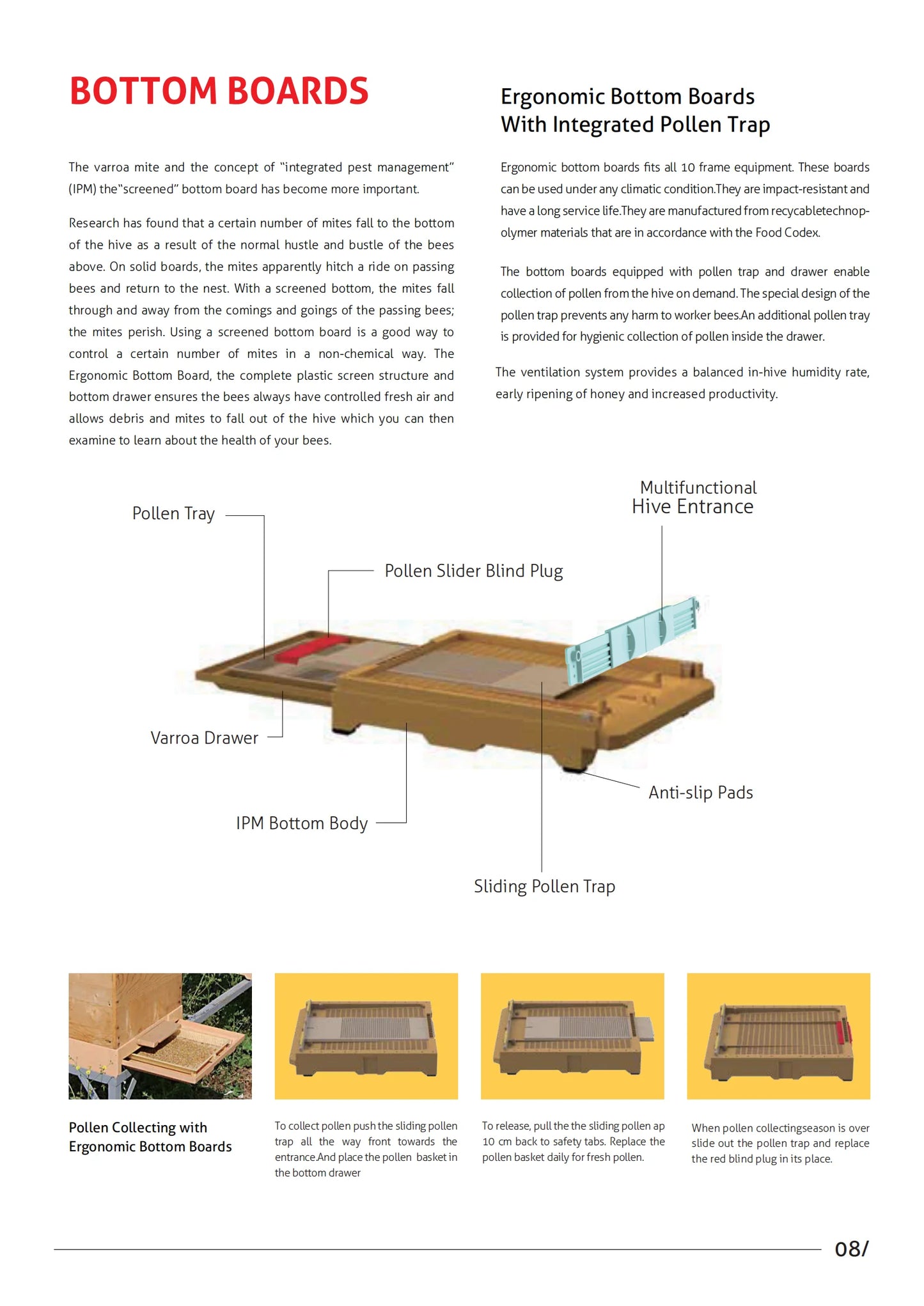 High Quality Plastic Thermo Honey Bee Hive 3 Layers Bee Hive Box For 10-frame Bee Hives For Sale Plastic Beehive/Beekeeping