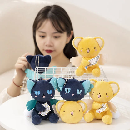 13cm Cute Cat With Wing Plush Doll Pendant Doll Beautiful Room Car Bag Decoration Pendant Opening Holiday Gift