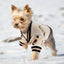 Luxury Dog Sweater Pet Cardigan Striped Knitted Dog Coat Chihuahua Warm Clothes Winter Jackets for Dog Bichon Dog Accessories