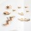 Cat Climbing Shelf Furniture Wall Mounted Cat Hammock and Wooden Stairway with Scratching Post for Cats Indoor Playing and Rest