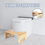Collapsible Toilet Squat Stool Bamboo Footstool Portable Step For Bathroom Tools Supplies