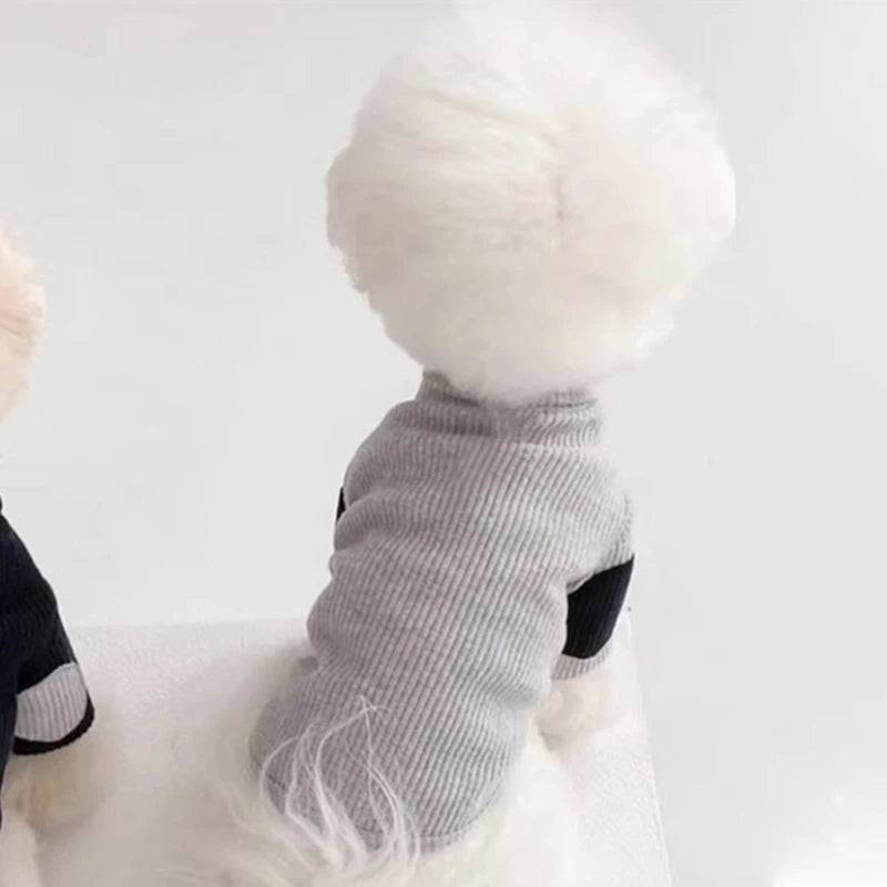 Dog Clothes Autumn Winter Fashion Dog Undershirt Soft Cotton Thin Puppy Hoodie Chihuahua French Bulldog Bichon Costume Pet Vest