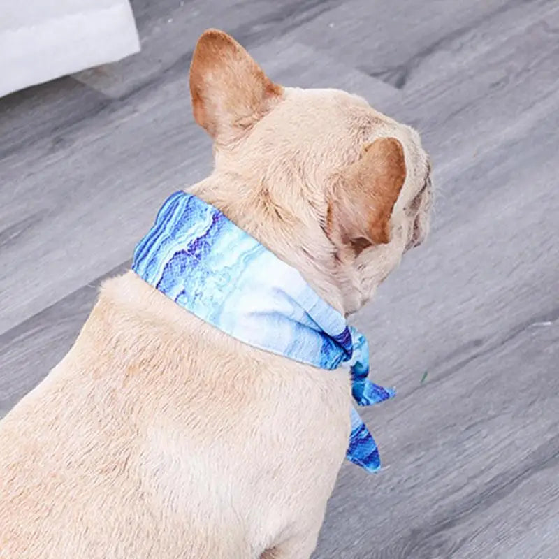 Cool Bandana For Dogs Instant Cooling Pet Bandana Pet Breathable Summer Ice Scarf Collar For Small Medium Large Dogs