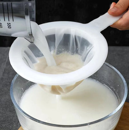 120/200/400 Mesh Reusable Nylon Ultra Fine Filter Mesh Aquarium Harvest Shrimp Filter Net Food Grade Strainer Spoon  Food Filter