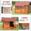 Outdoor Solid Wood Labrador Kennel Waterproof Small Medium Large Dog Cage Golden Retriever Teddy Kennel