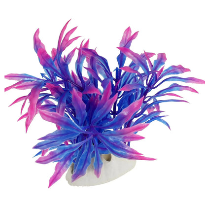 Uxcell Artificial Plants Grass Simulation Water Weeds Ornament Fish Tank Plant Flower Aquarium Grass Decoration Accessories
