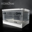 Foldable Reptile Feeding Box Anti-Drop with Screen Ventilation Spider Lizard Reptile Terrarium Hatching Container Habitat